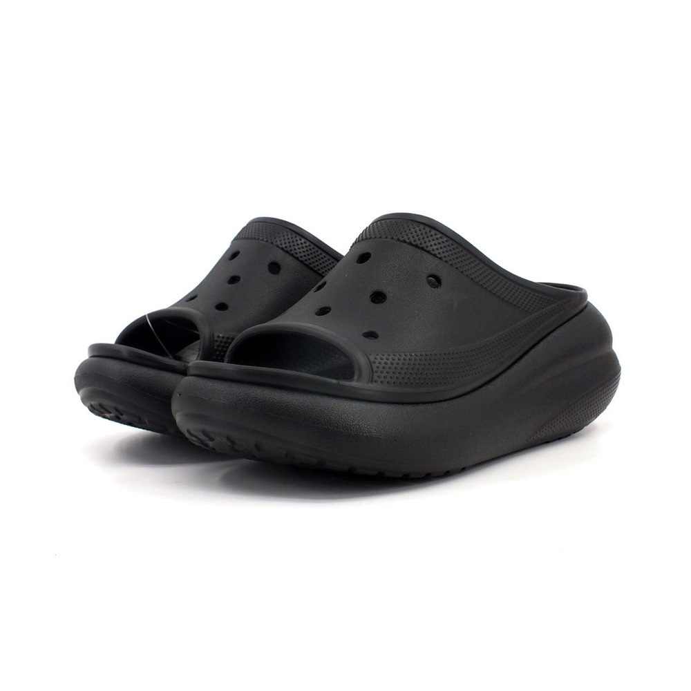 New CROCS Classic CRUSH SLIDE 208731-001 BLACK Size US 7 - Picture 4 of 4